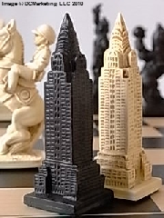 New York (Limited Edition) Plain Theme Chess Set